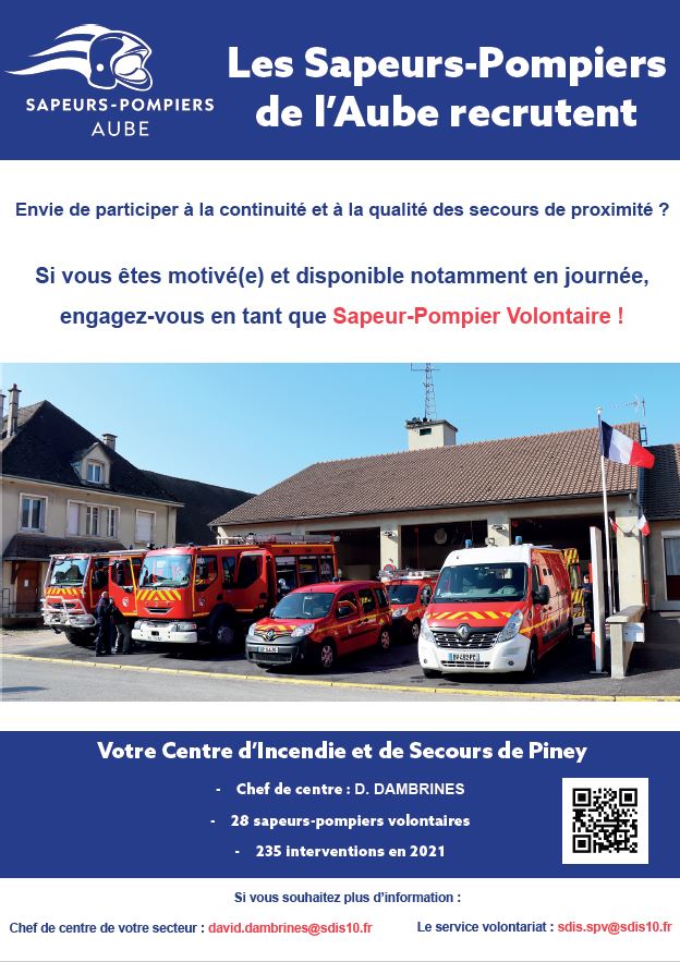 Recrutement de sapeurs-pompiers