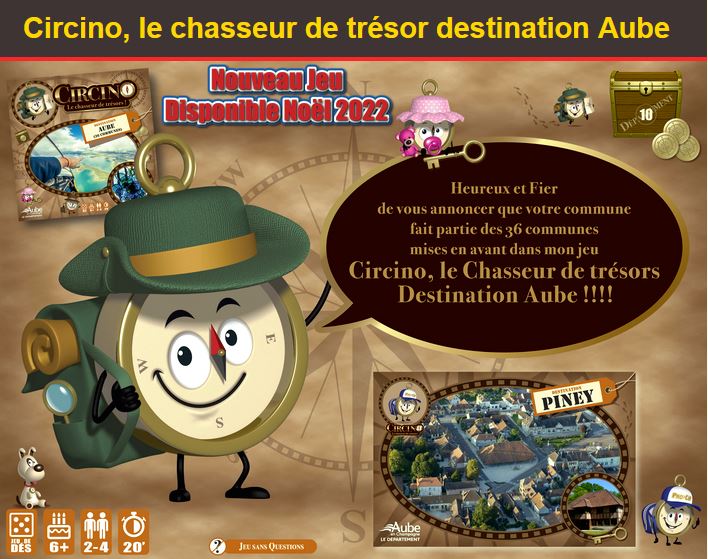 Circino, le chasseur de trésor destination Aube