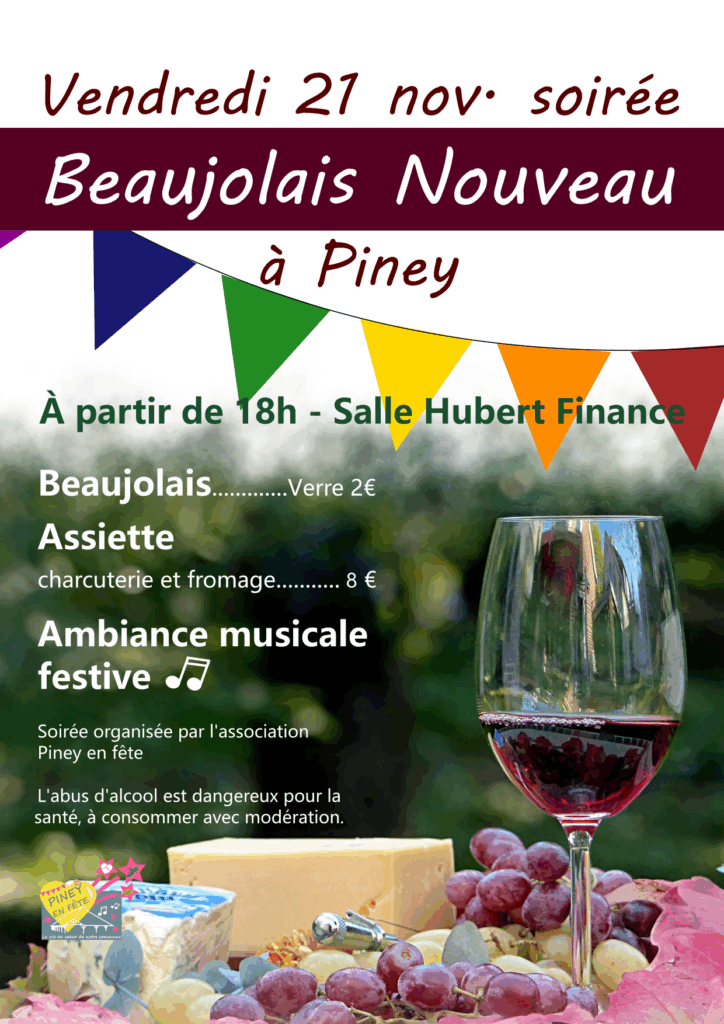 Affiche Beaujolais Piney 2025