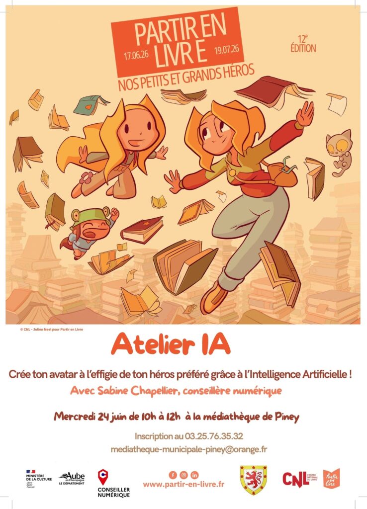Partir en livre à la médiathèque