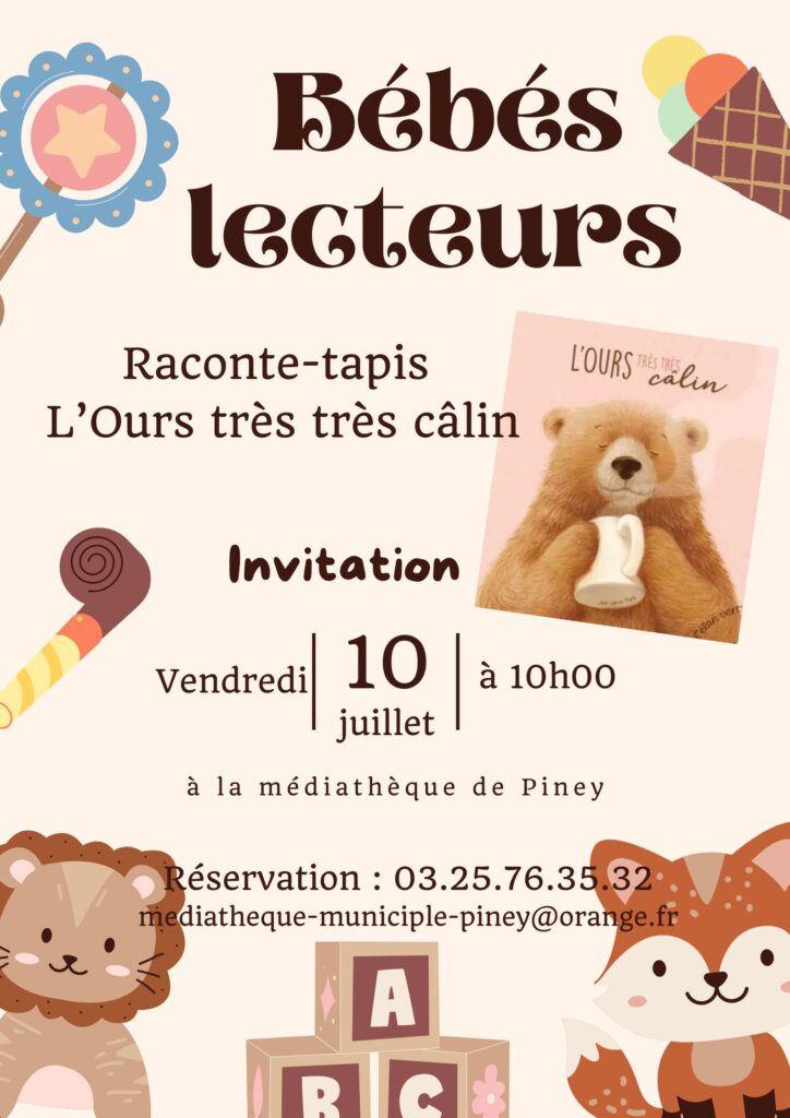 Bébés lecteurs à la médiathèque